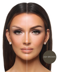 Model wearing bPerfect INDESTRUCTI’BROW PENCIL Ash Brown