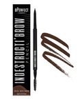 bPerfect INDESTRUCTI’BROW PENCIL Irid Brown packaging & swatch