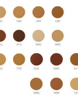 MUD Cosmetics Cream Foundation Compact swatches
