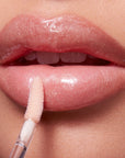 Model using elf Lip Plumping Gloss