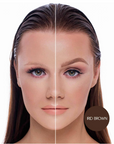 Model wearing bPerfect INDESTRUCTI’BROW PENCIL Irid Brown