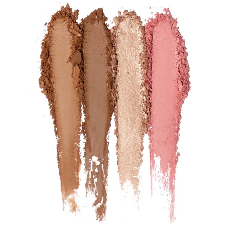 INGLOT Rosie For Inglot Afterglow Skin Palette - Bronze Glow, swatch