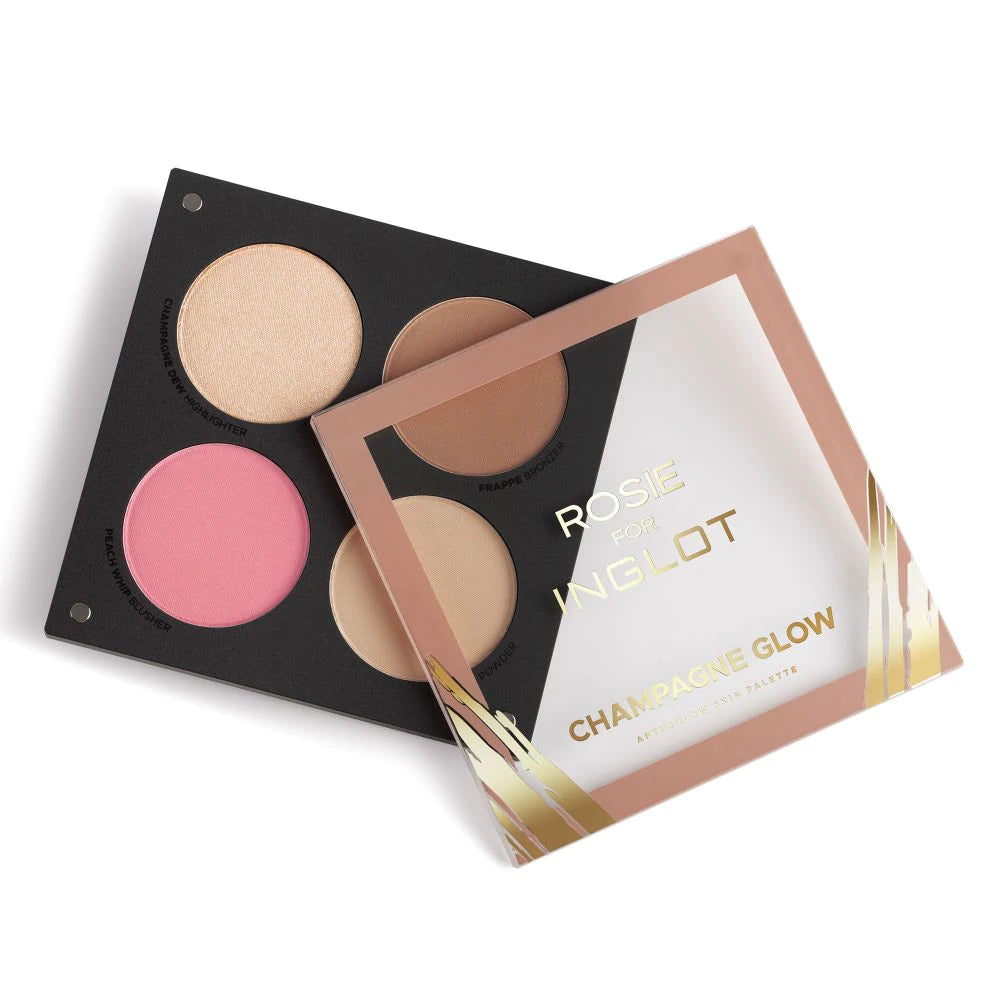 INGLOT Rosie For Inglot Afterglow Skin Palette - Champagne Glow