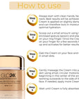 GLO24K Timeless 24k Anti-Ageing Cream, how to use