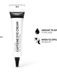 The Inkey List CAFFEINE EYE CREAM, spec