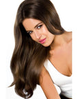 Model after using Beauty Works Large Paddle Brush