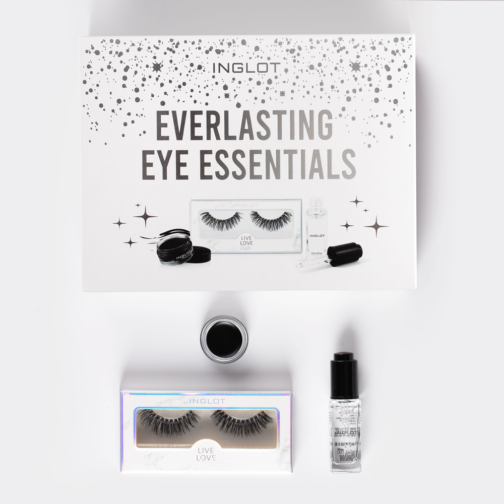 INGLOT Everlasting Eye Essentials Set, open with products