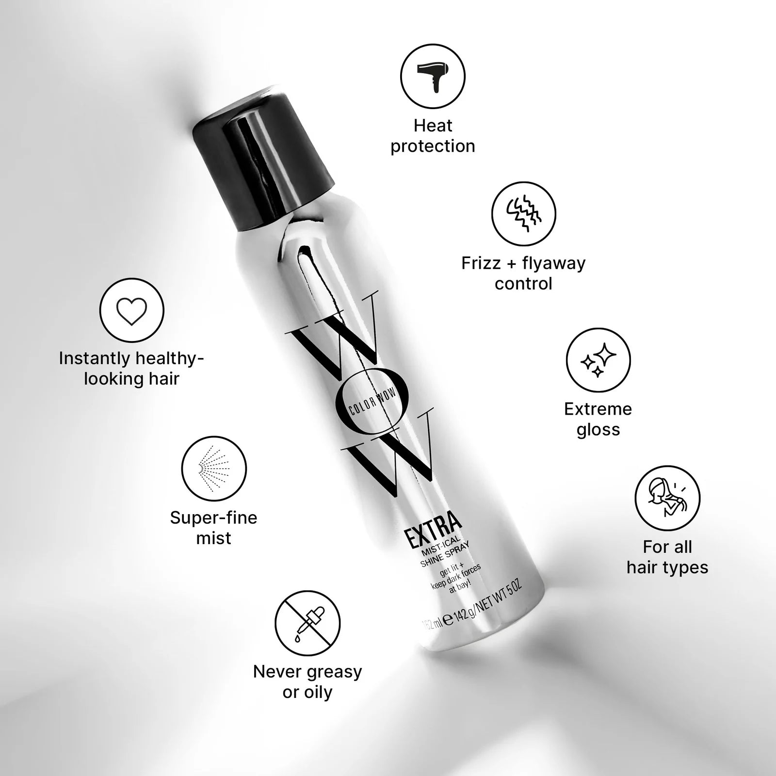 Color Wow Extra Mist-ical Shine Spray, benefits