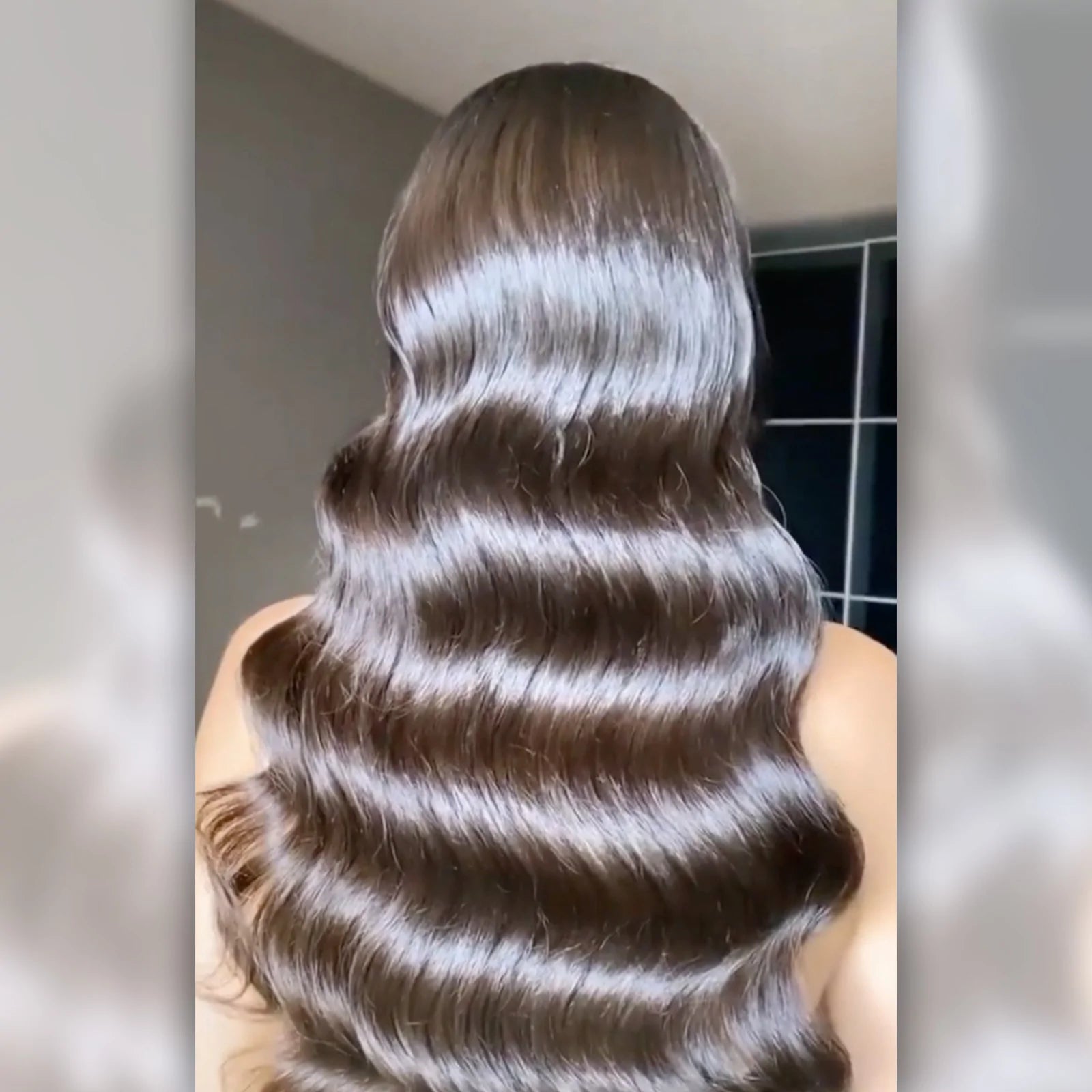 Hair styled with Color Wow Extra Mist-ical Shine Spray