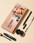 Inglot Rosie for Inglot Eye Genius Eye Set with mascara, gel liner, pencil liner and brush