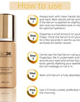 How to use GLO24K Rejuvenating 24k Eye Serum