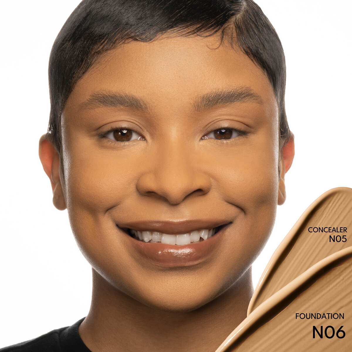 Model wearing DANESSA MYRICKS Vision Cream Cover