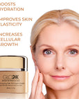 GLO24K Recharging 24k PM Night Cream, benefits