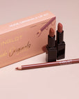 Inglot Originals Lip Kit, close of packaging and products