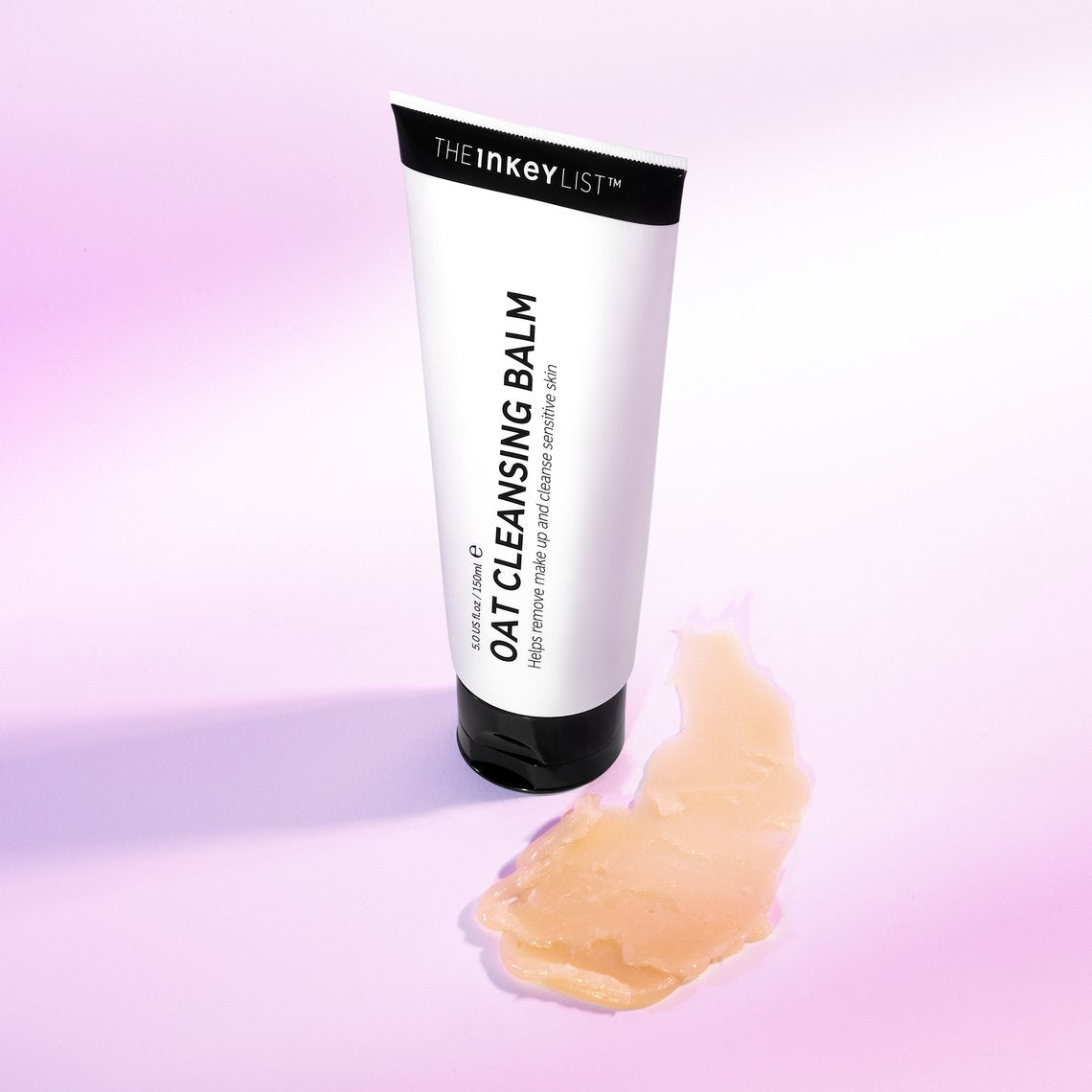The Inkey List OAT CLEANSING BALM with swatch