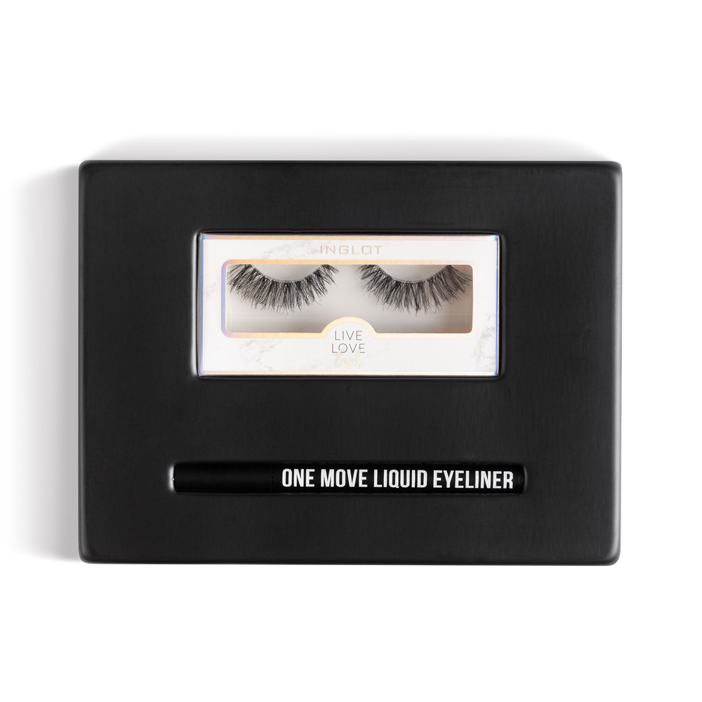 INGLOT One Move Liner & Lash Set, open