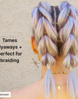Color Wow Pop & Lock High Gloss Finish is useful for braiding hair