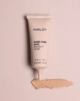 Inglot Pore Free Skin Makeup Base, with swatch