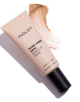 Inglot Pore Free Skin Makeup Base 20ml, with swatch