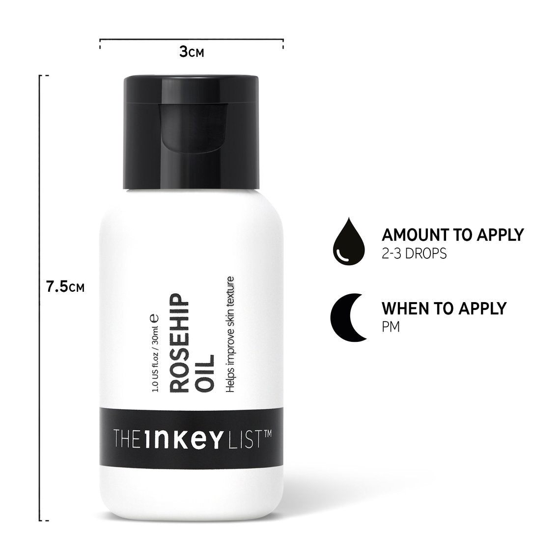 The Inkey List ROSEHIP OIL, spec