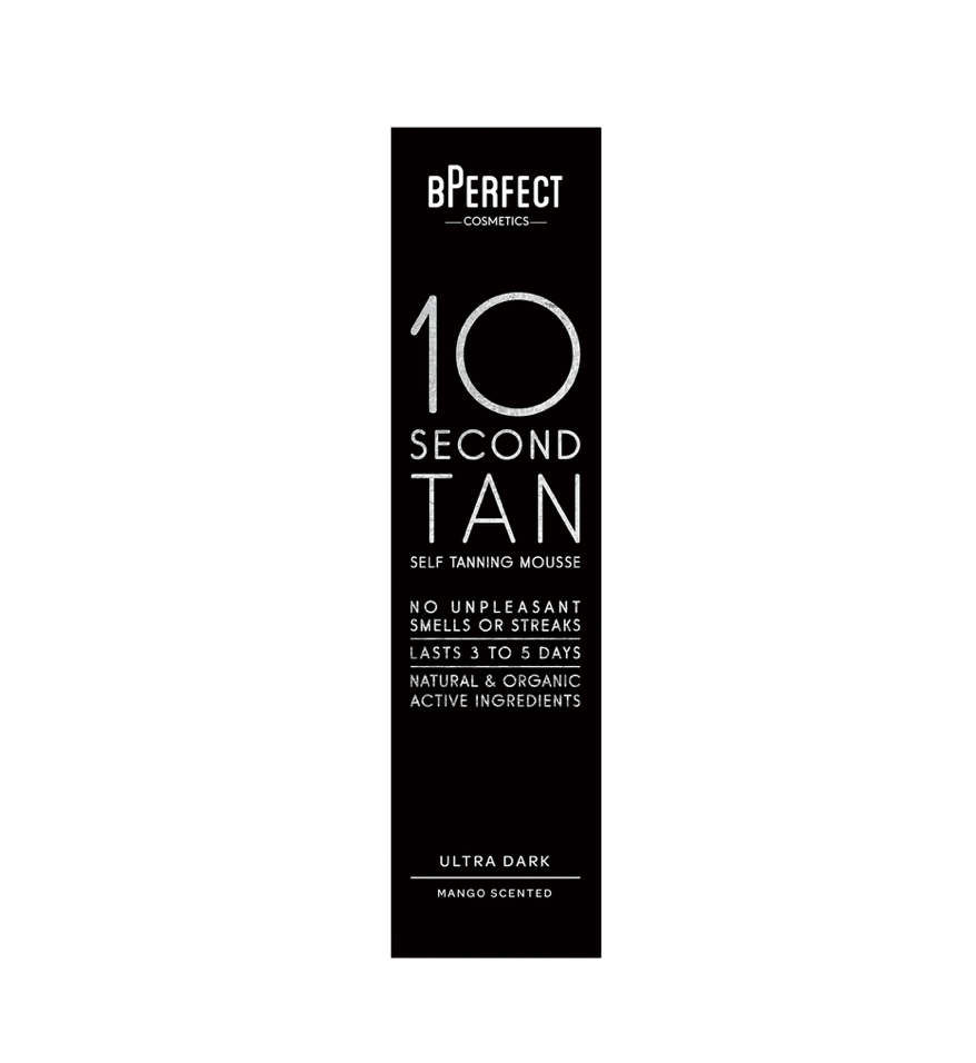 BPerfect 10 SECOND TAN MOUSSE – ULTRA DARK MANGO packaging