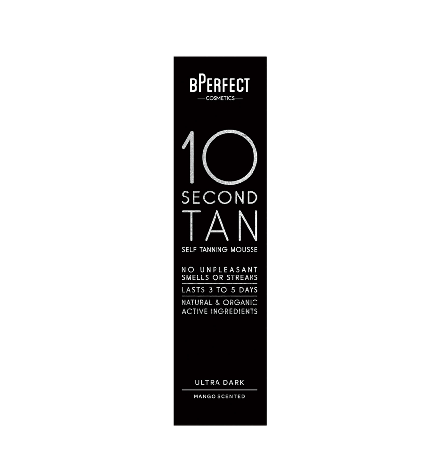 BPerfect 10 SECOND TAN MOUSSE – ULTRA DARK MANGO packaging 