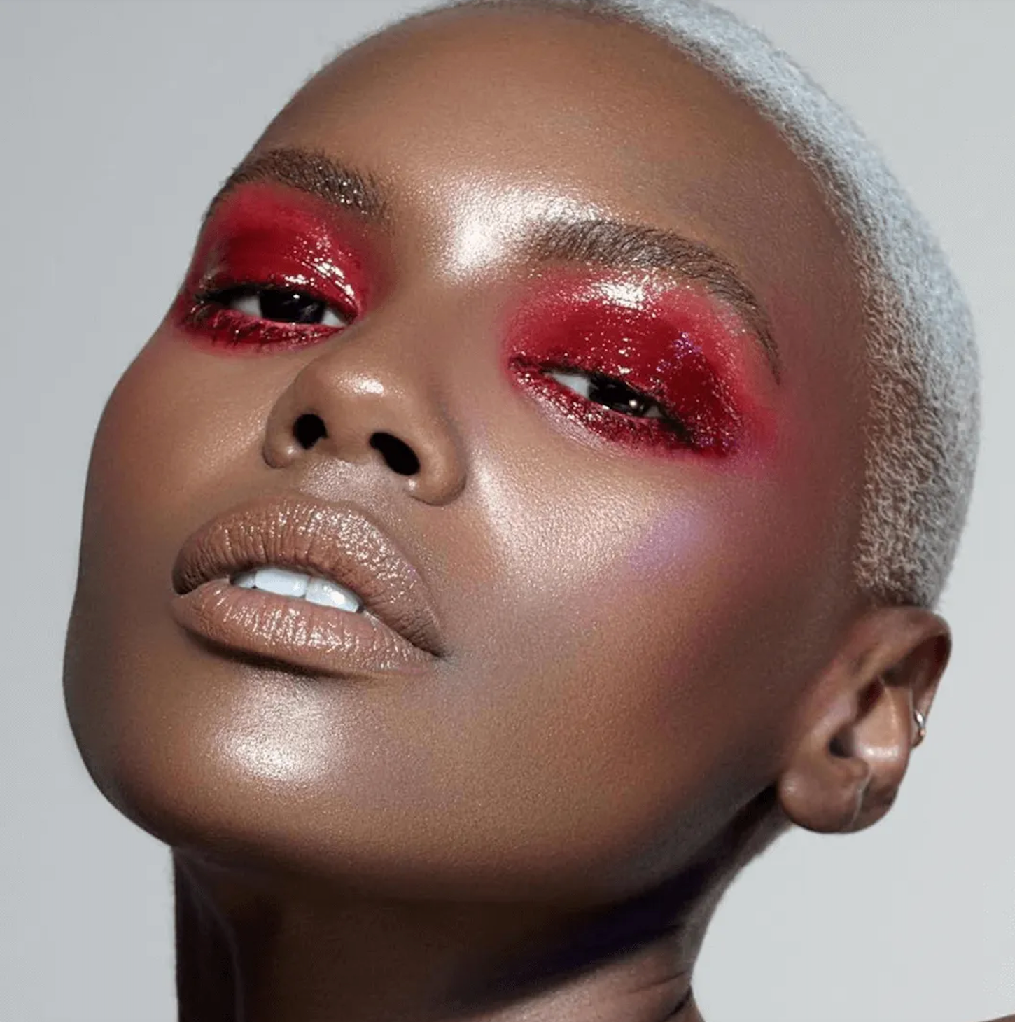 Model wearing DANESSA MYRICKS Colorfix 24-Hour Mattes on eyes