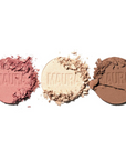 INGLOT X MAURA Glam & Glow Trio swatches