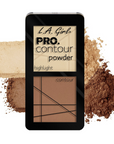 LA GIRL PRO. CONTOUR POWDER - Light, swatch
