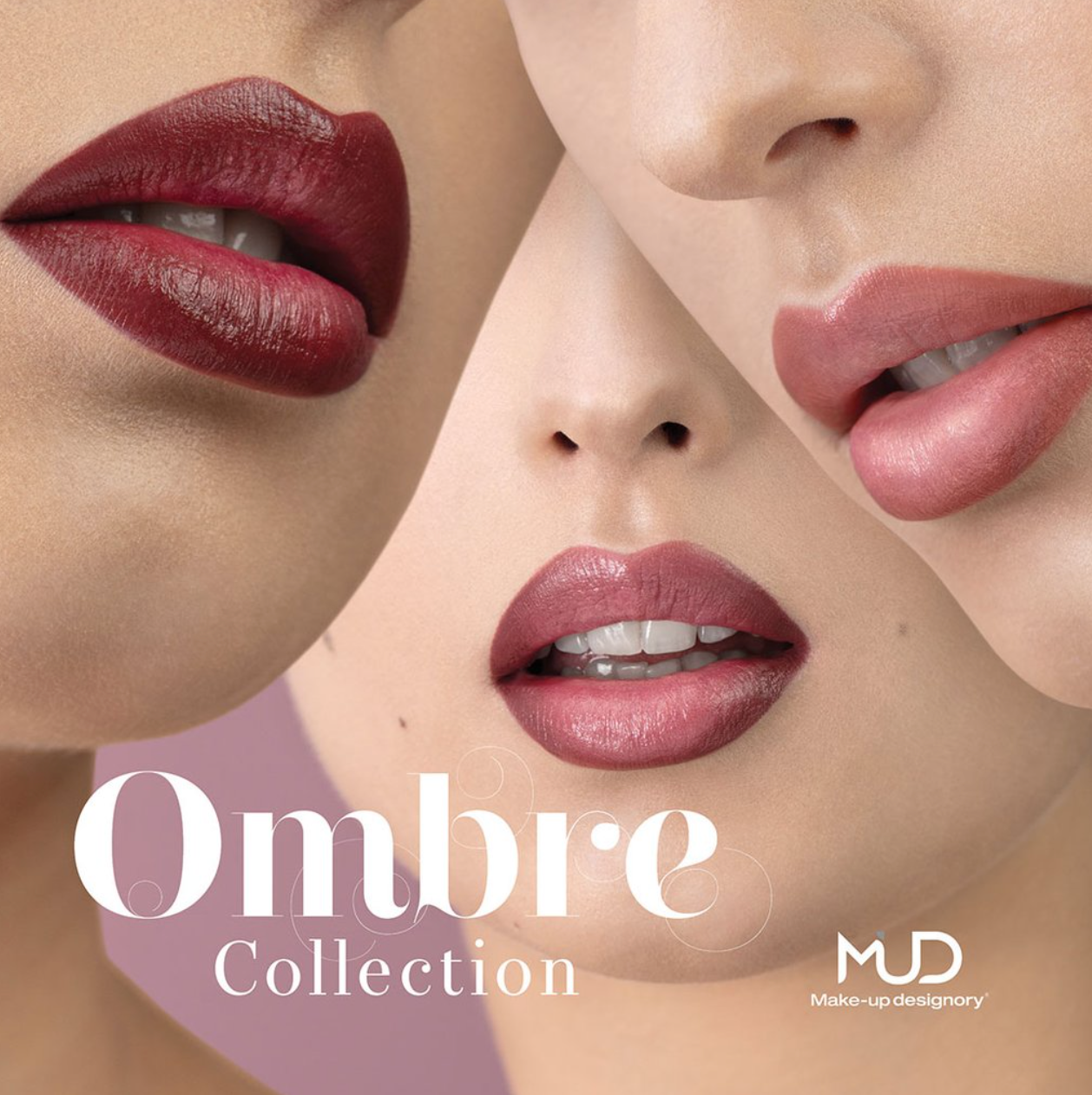 Models wearing MUD Cosmetics OMBRE Gift Set