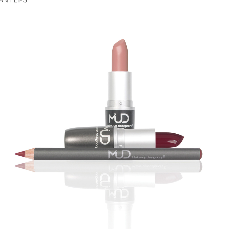 MUD Cosmetics Radiant Lips Gift Set, open