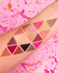 Oh My Glam METALLICAH EYE SHADOW PALETTE, swatches
