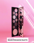 Oh My Glam OH MY DAYS - MILAN ROSE eyeshadow palette, open