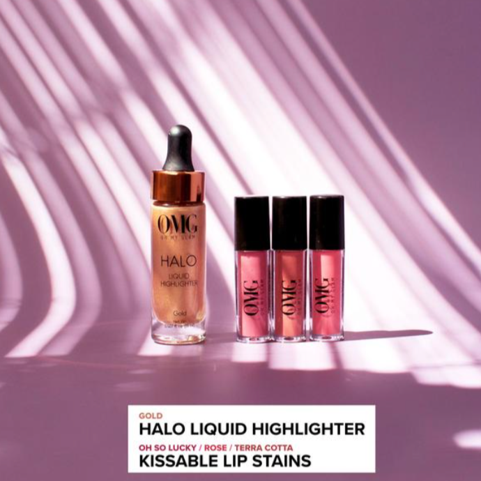 Oh My Glam OH MY NIGHTS - LONDON GOLD Halo & Kissable