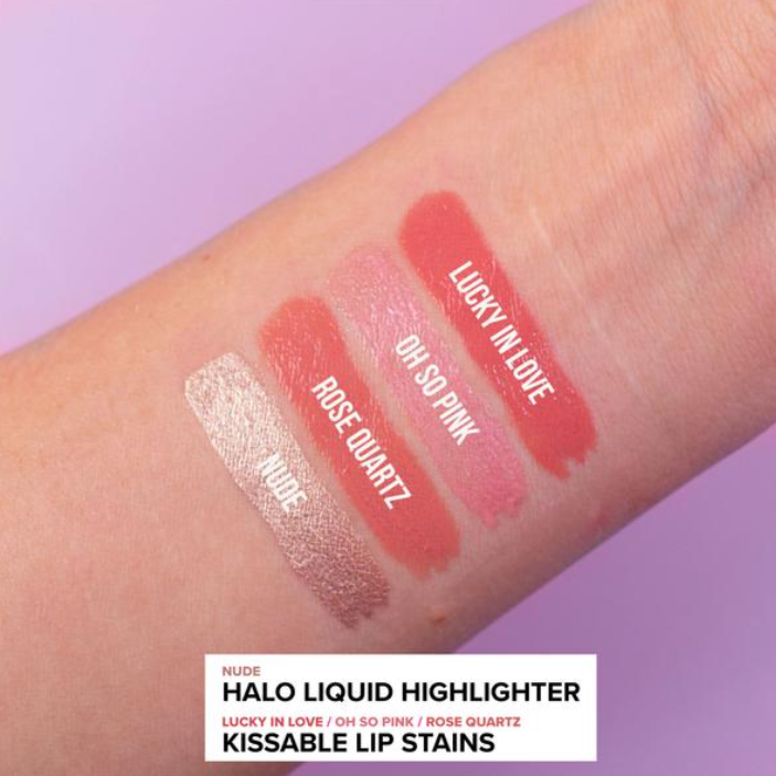 Oh My Glam OH MY NIGHTS - LONDON NUDE Halo & Kissable swatches