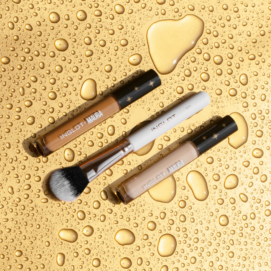 Inglot X Maura Elements Shape and Glow Beauty Brush and Endless Beauty Wand