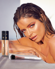 Maura with Inglot X Maura Elements 2 collection