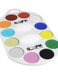 Smiffys Aqua Face & Body Paint Palette, open