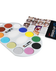 Smiffys Aqua Face & Body Paint Palette, with instructions
