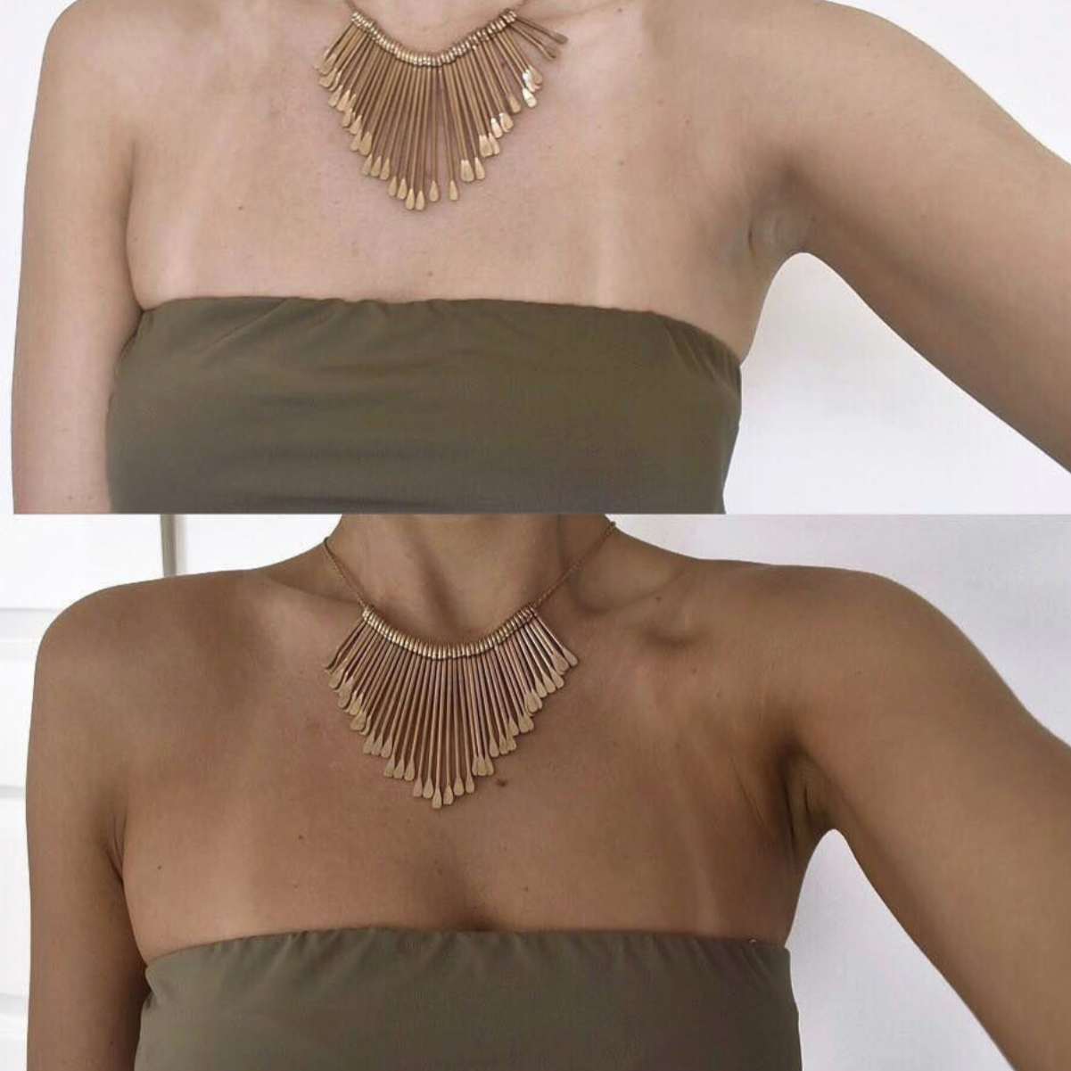 Before and after, Vani-T Velocity | Express Tanning Mousse