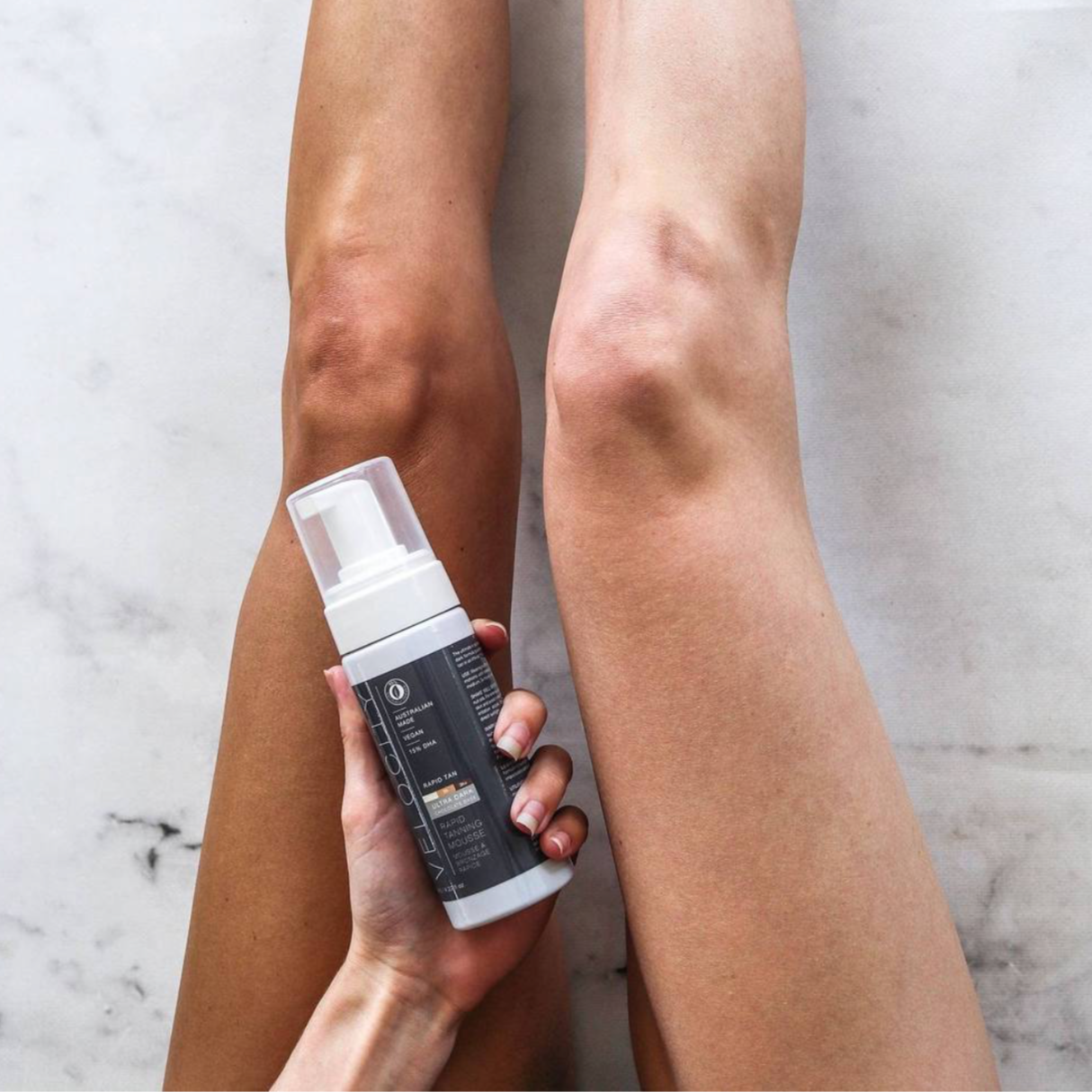 Before and after, Vani-T Velocity | Express Tanning Mousse