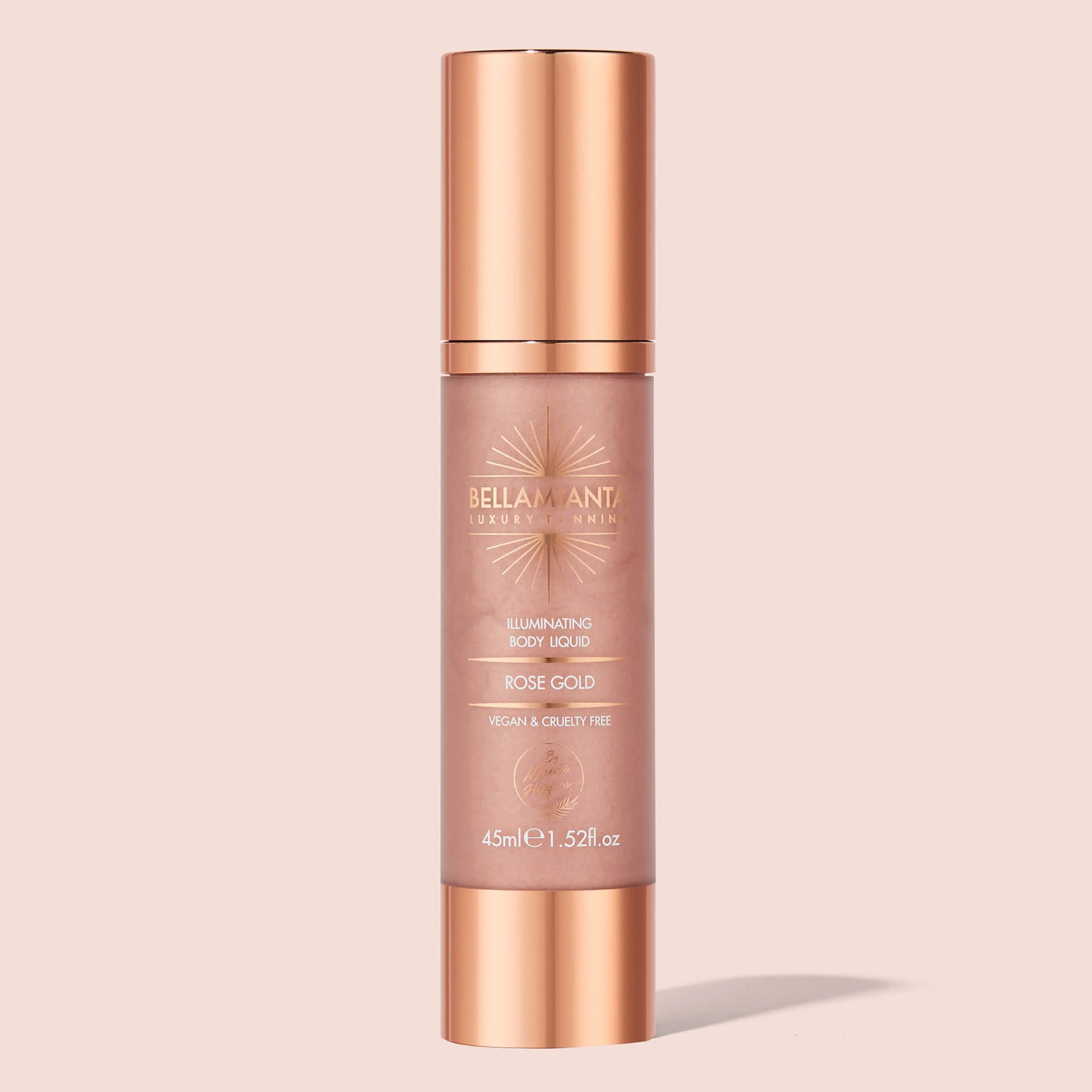 BELLAMIANTA Illuminating Body Liquid by Maura Higgins Rose Gold