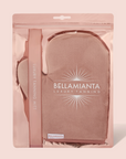 BELLAMIANTA Luxury Velvet Tanning Mitt, in packaging