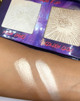 LMD Cosmetics Light It Up Highlighter Duo, swatches