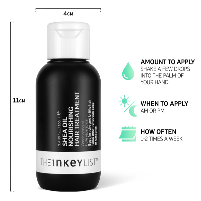 How to use The INKEY List Shea Oil Nourishing Hair Treatment