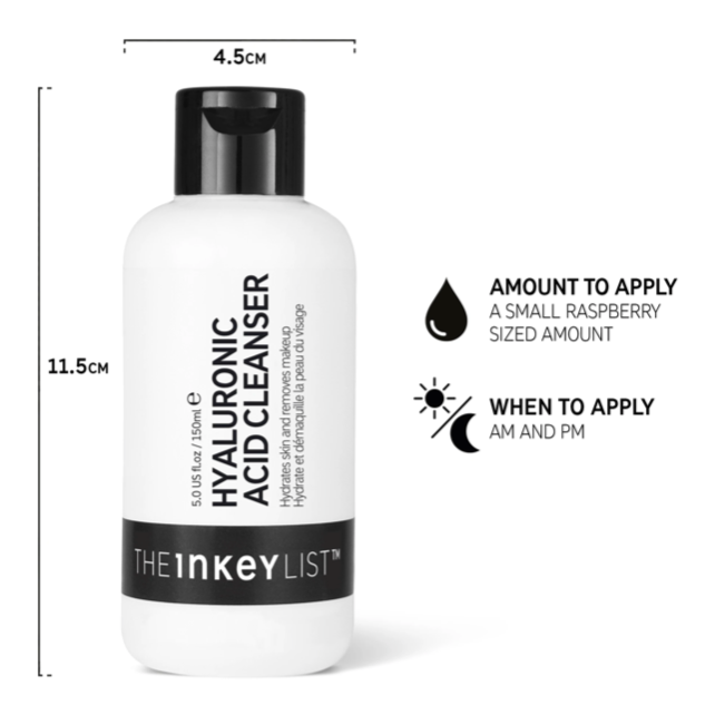 The Inkey List HYALURONIC ACID CLEANSER, specs