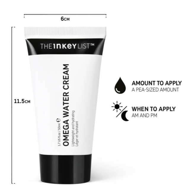 The Inkey List OMEGA WATER CREAM, spec