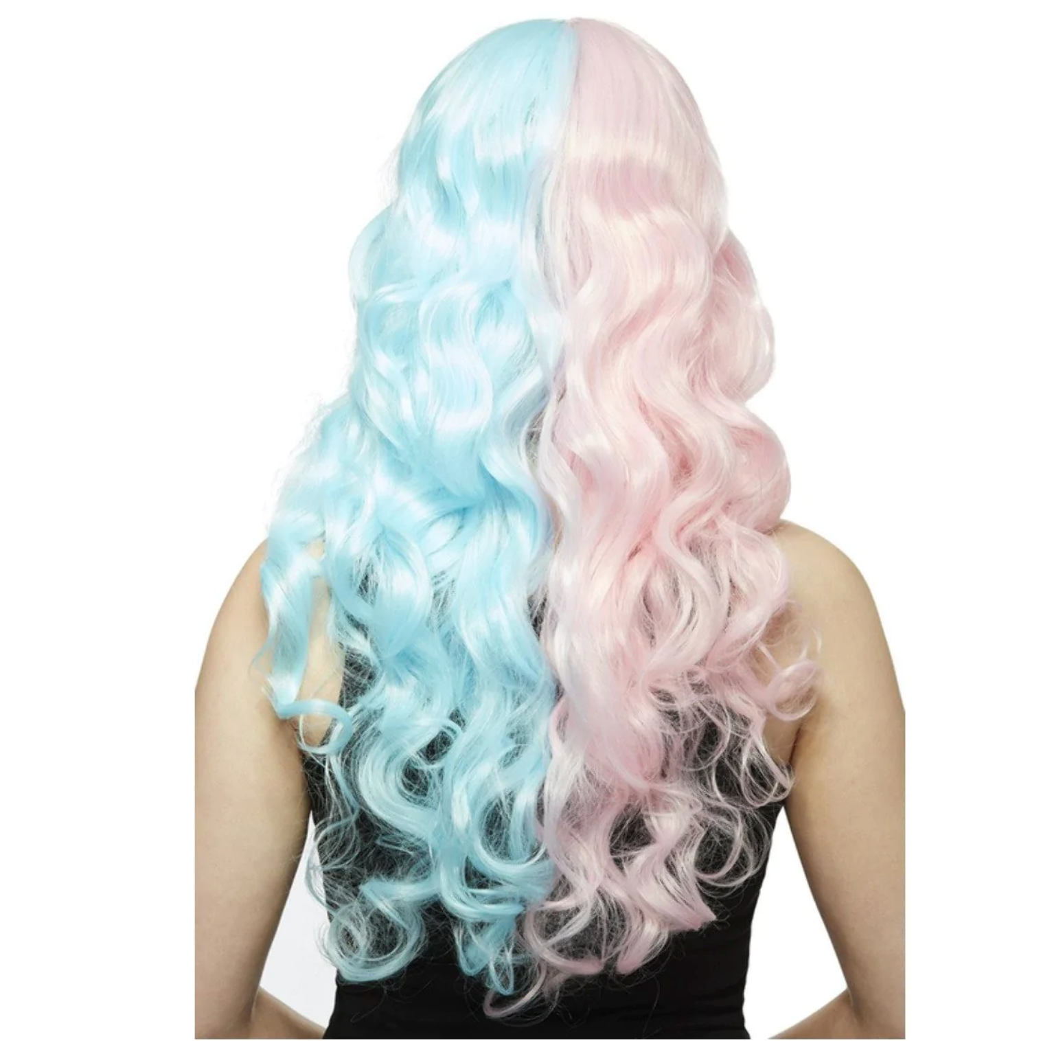 Manic Panic Siren Wig - Cotton Candy Angel, back view