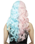 Manic Panic Siren Wig - Cotton Candy Angel, back view