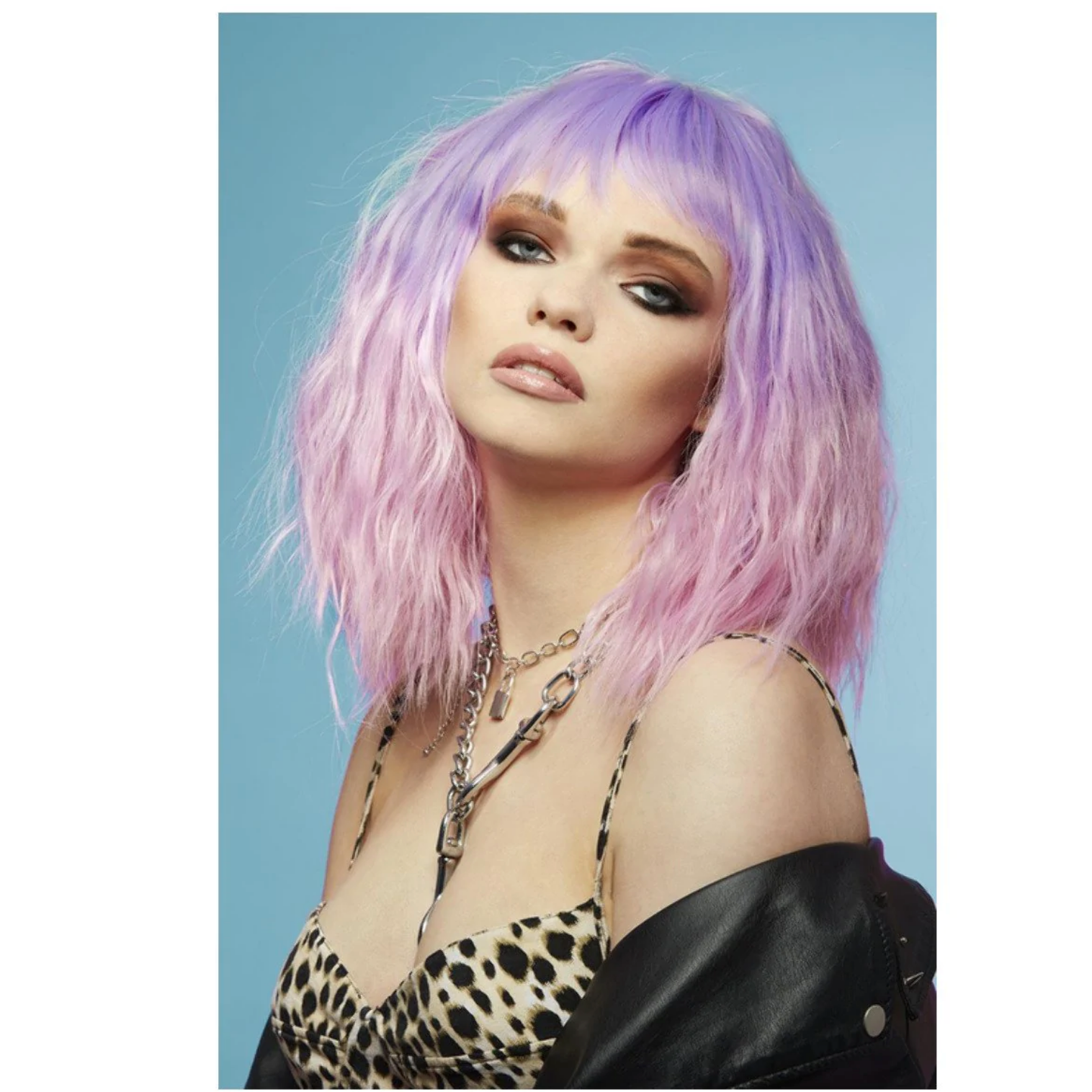 Model wearing Manic Panic Trash Goddess Wig - Fleurs du Mal